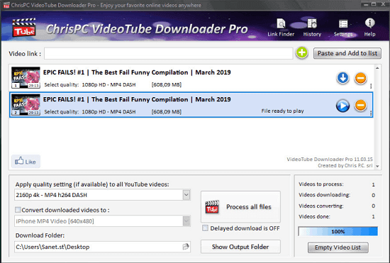 ChrisPC VideoTube Downloader Pro Crack download from vstreal.com