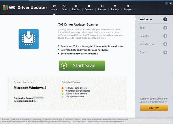 AVG Driver Updater download from vstreal.com